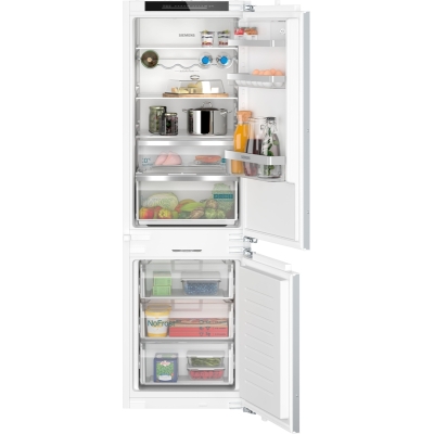 Siemens KI86NADD0, iQ500, built-in fridge-freezer combination, 177.2 x 55.8 cm, flat hinge with soft closing, EEK: D, with 5 year guarantee!