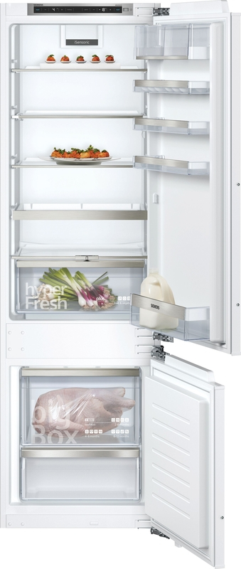 Siemens KI87SADD0, iQ500, built-in fridge-freezer combination, 177.2 x 55.8 cm, flat hinge with soft close, EEK: D, with 5 year guarantee!