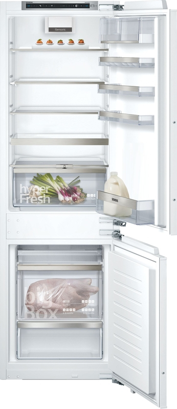 Siemens KI86SHDD0, iQ500, built-in fridge-freezer combination, 177.2 x 55.8 cm, flat hinge with soft closing, EEK: D, with 5 year guarantee!
