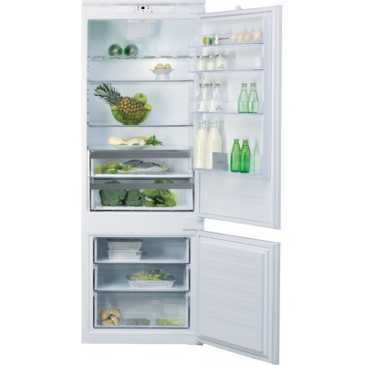 Single piece Bauknecht B70 400 2, built-in fridge-freezer combination, white, EEK: E, with 5 year guarantee!