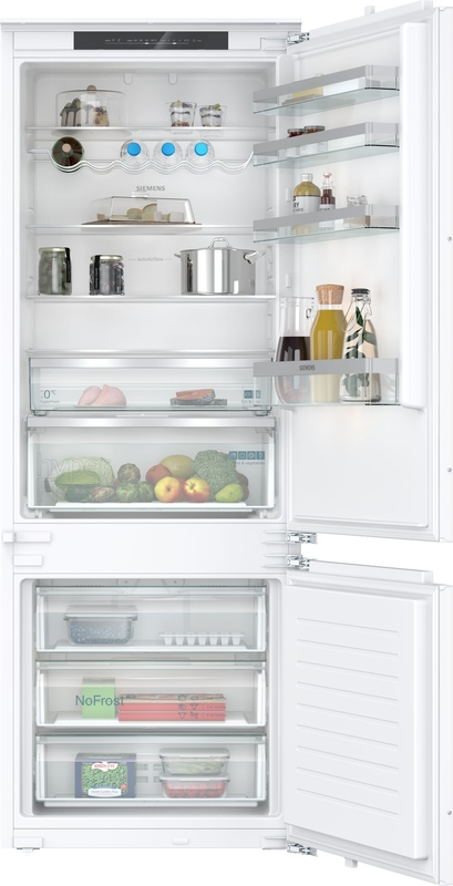 Siemens KB96NVFE0, iQ300, built-in fridge-freezer combination, 193.5 x 70.8 cm, flat hinge, EEK: E, with 5 year guarantee!