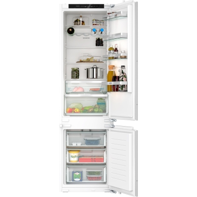 Siemens KI96NVFD0, iQ300, built-in fridge-freezer combination, 193.5 x 55.8 cm, XL volume, flat hinge, EEK: D, with 5 year guarantee!