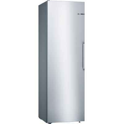 BOSCH KSV36VLEP, Series 4, free-standing refrigerator, 186 x 60 cm, metal look, EEK: E, with 5 year guarantee!