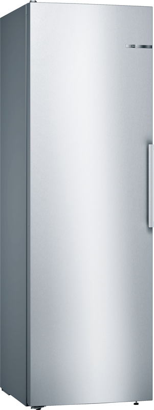 BOSCH KSV36VLDP, Series 4, free-standing refrigerator, 186 x 60 cm, metal look, EEK: D, with 5 year guarantee!