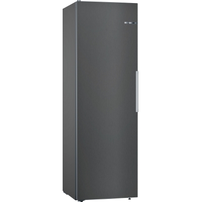 BOSCH KSV36VXDP, Series 4, free-standing refrigerator, 186 x 60 cm, black stainless steel, EEK: D, with 5 year guarantee!