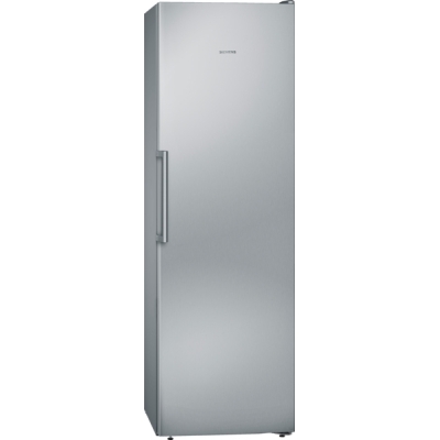 Siemens GS36NVIEP, iQ300, Freestanding freezer, 186 x 60 cm, Inox, Brushed Steel AntiFingerprint, EEK: E, with 5 year guarantee!