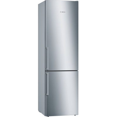 BOSCH KGE398IBP, fridge-freezer combination, 201 x 60 cm, stainless steel, Series 6, EEK: B, with 5 year guarantee!