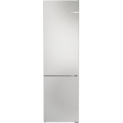 BOSCH KGN392LCF, Series 4, freestanding fridge-freezer combination, 203 x 60 cm, stainless steel look, EEK: C, with 5 year guarantee!
