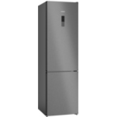 Siemens KG39NXXBF, iQ300, freestanding fridge-freezer combination with freezer area below, 203 x 60 cm, brushed black steel, AntiFingerprint, Total noFrost, EEK: B, with 5 year guarantee!