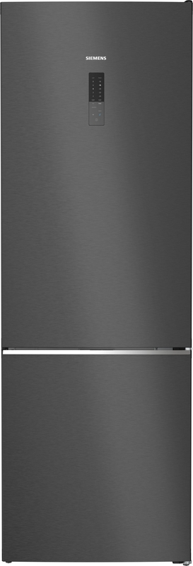 Siemens KG49NAXCF, iQ500, freestanding fridge-freezer combination, 203 x 70 cm, brushed black steel anti-fingerprint, EEK: C, with 5 year guarantee!