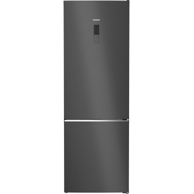 Siemens KG49NAXCF, iQ500, freestanding fridge-freezer combination, 203 x 70 cm, brushed black steel anti-fingerprint, EEK: C, with 5 year guarantee!