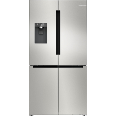 BOSCH KFD96APEA, fridge-freezer combination, multi-door, 183 x 90.5 cm, brushed steel AntiFingerprint Series 6, EEK: E, with 5 year guarantee!
