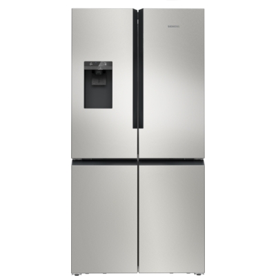 Siemens KF96DPPEA, iQ700, fridge-freezer combination, multi-door, 183 x 90.5 cm, stainless steel, brushed steel AntiFingerprint, Total noFrost, EEK: E, with 5 year guarantee!