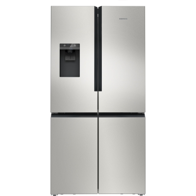 Siemens KF96IAPEA, fridge-freezer combination, multi-door, 183 x 90.5 cm, brushed steel AntiFingerprint, iQ500, EEK: E, with 5 year guarantee!