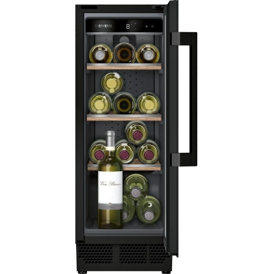 Siemens KU20WVHF0, iQ500, built-in wine refrigerator, 82 x 30 cm, EEK: F, with 5 year guarantee!