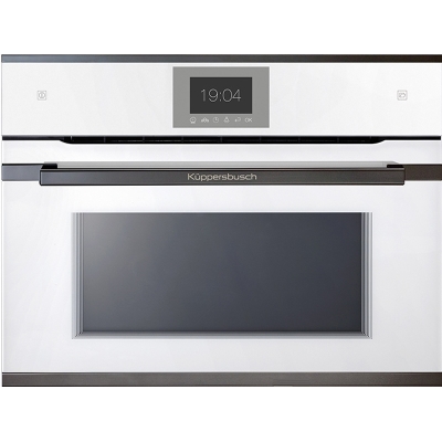 Küppersbusch CBD 6550.0 W2, компактная духовка белый/черный хром, с гарантией 5 лет!