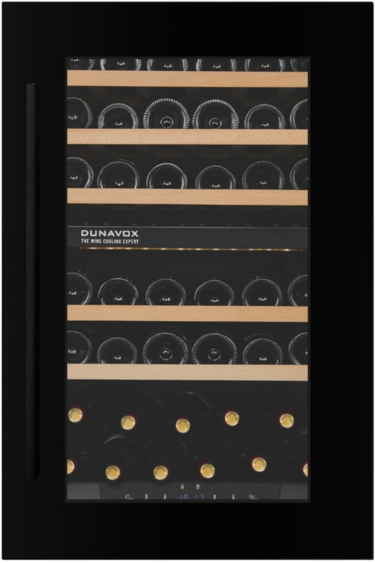 Dunavox Joy 42, built-in wine refrigerator, black, DXJ-42.100DB. With a 3 year guarantee!