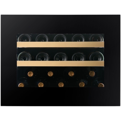 Dunavox Noble 19, undercounter wine refrigerator, black, DVN-19.50B.TO. With a 3 year guarantee!