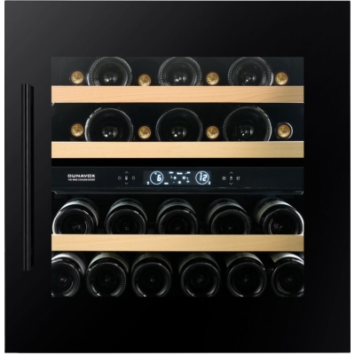 Dunavox Spirit 25, undercounter wine refrigerator, matt black, DVS-25.65DMB. With a 3 year guarantee!