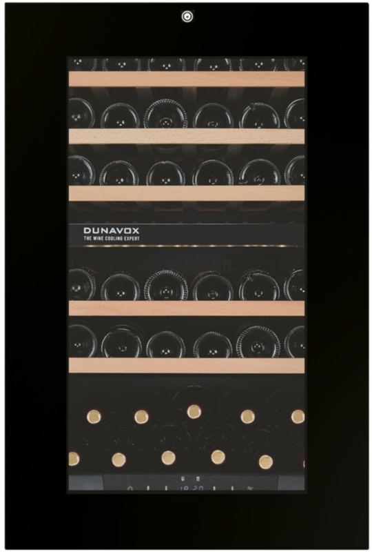 Dunavox Balance 42, built-in wine refrigerator, black, DXB-42.100DB.TO. With a 3 year guarantee!