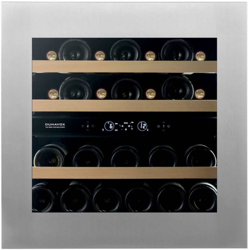 Dunavox Horizon 25, undercounter wine refrigerator, stainless steel, DVH-25.65DSS.TO. With a 3 year guarantee!