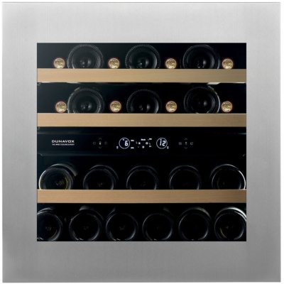 Dunavox Horizon 25, undercounter wine refrigerator, stainless steel, DVH-25.65DSS.TO. With a 3 year guarantee!