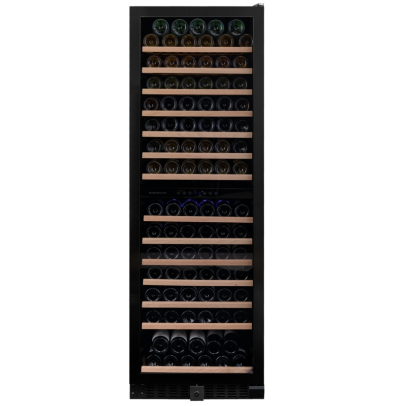 Dunavox Grande 166, free-standing wine refrigerator, matt black, DX-166.428DMBK. With a 3 year guarantee!
