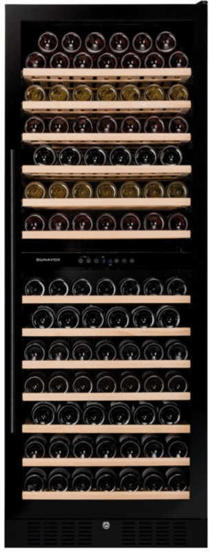 Dunavox Grande 108, отдельностоящий винный холодильник, черный, DX-108.330DB. С гарантией 3 года!