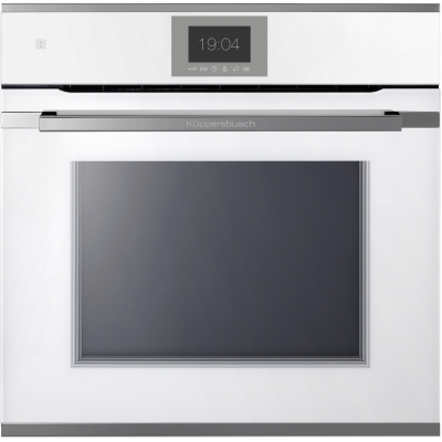 Küppersbusch BP 6550.0 W3, oven white / Silver Chrome, with 5 year guarantee!