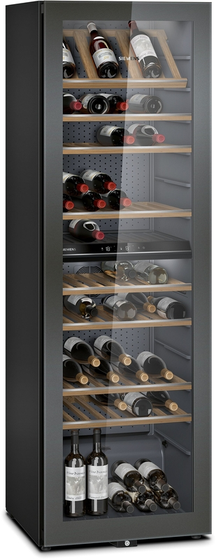 Siemens KW36KATGA, iQ500, free-standing wine refrigerator, 186 x 60 cm, EEK: G, with 5 year guarantee!
