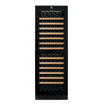 Swisscave WLB-460DF-MIX, 2-tsooniline veinikülmik 172 cm, 152 pudelit, must. 5 aastase garantiiga!