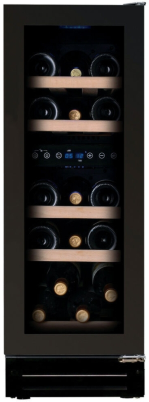 Dunavox Flow 17H, undercounter wine refrigerator, black, DAUF-17.58DBH. With a 3 year guarantee!