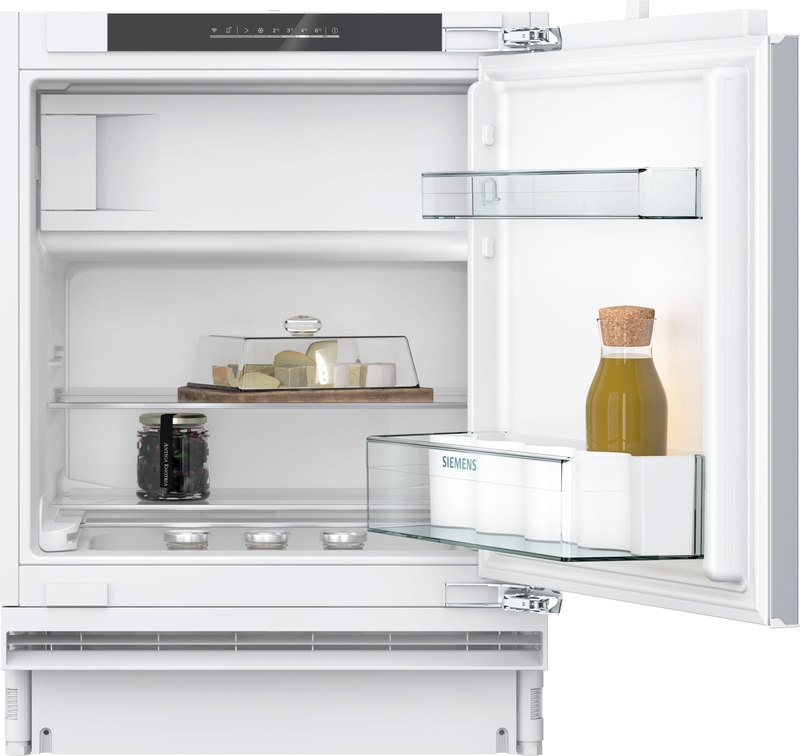 Siemens KU22LVFD0, iQ300, undercounter refrigerator with freezer compartment, 82 x 60 cm, flat hinge, EEK: D, with 5 year guarantee!