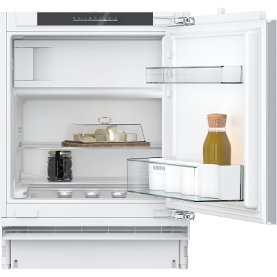 Siemens KU22LVFD0, iQ300, undercounter refrigerator with freezer compartment, 82 x 60 cm, flat hinge, EEK: D, with 5 year guarantee!
