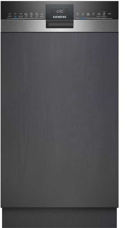 Siemens SR53HS74KE, partially integrated dishwasher, 45 cm, brushed steel, EEK: E, with 5 year guarantee!
