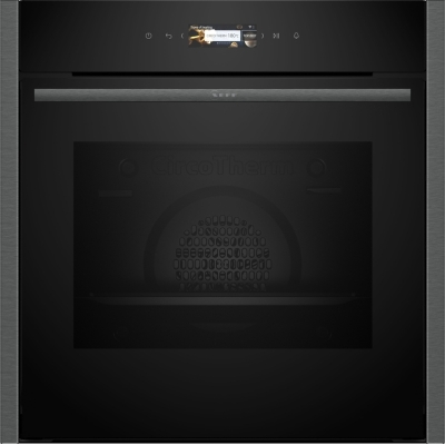 Neff B24CR71G0, built-in oven with Circo Therm and pyrolysis, Graphite Grey, EEK: A+, WITH 7 YEAR WARRANTY