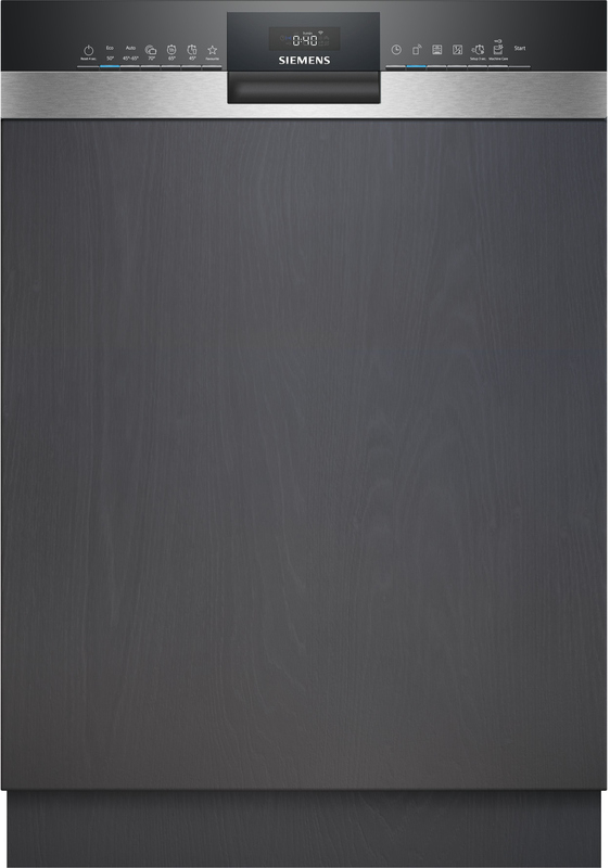 Siemens SN53HS03TE, iQ300, osaliselt integreeritud nõudepesumasin, 60 cm, harjatud teras, kr: C, garantiiga 5 aastat!