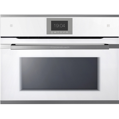 Küppersbusch CBD 6550.0 W3, compact oven white / Silver Chrome, with 5 year guarantee!