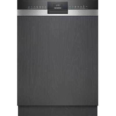 Siemens SN53ES22AE, iQ300, partially integrated dishwasher, 60 cm, brushed steel, EEK: A, with 5 year guarantee!