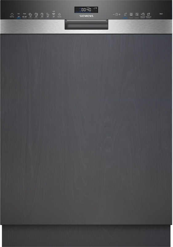 Siemens SN55ES12CE, iQ500, osaliselt integreeritud nõudepesumasin, 60 cm, harjatud teras, kr: A, garantiiga 5 aastat!