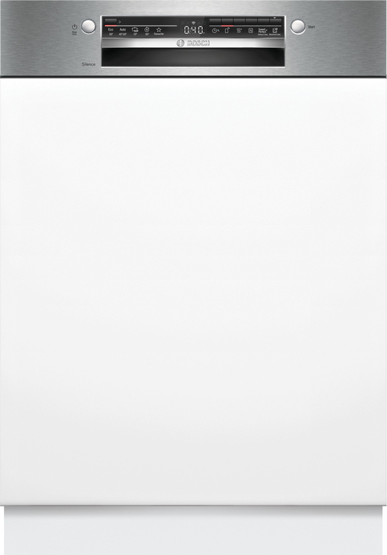 Bosch SMI2HTS08E, Series 2, partially integrated dishwasher, 60 cm, brushed steel, EEK: C, with 5 year guarantee!