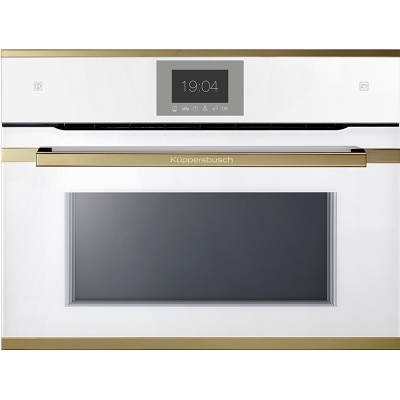 Küppersbusch CBD 6550.0 W4, compact oven white / gold, with 5 year guarantee!