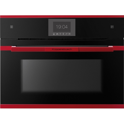 Küppersbusch CBD 6550.0 S8, compact oven black / hot chili, with 5 year guarantee!