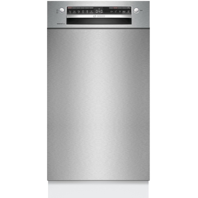 Bosch SPU4HMS10E, Series 4, undercounter dishwasher, 45 cm, brushed steel, EEK: E, with 5 year guarantee!