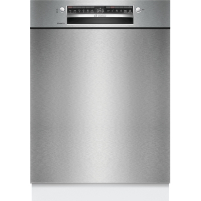 Bosch SMU4ETS08E, undercounter dishwasher, series 4, 60 cm, brushed steel, EEK: B, with 5 year guarantee!