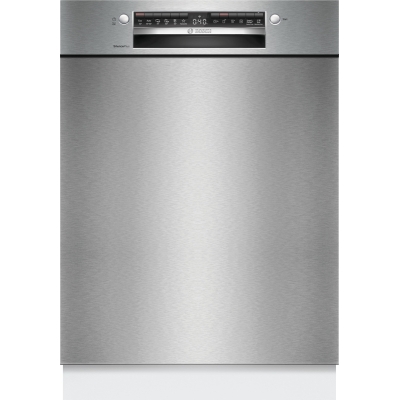 BOSCH SMU4ECS28E, undercounter dishwasher, series 4, 60 cm, brushed steel, EEK: A, with 5 year guarantee!