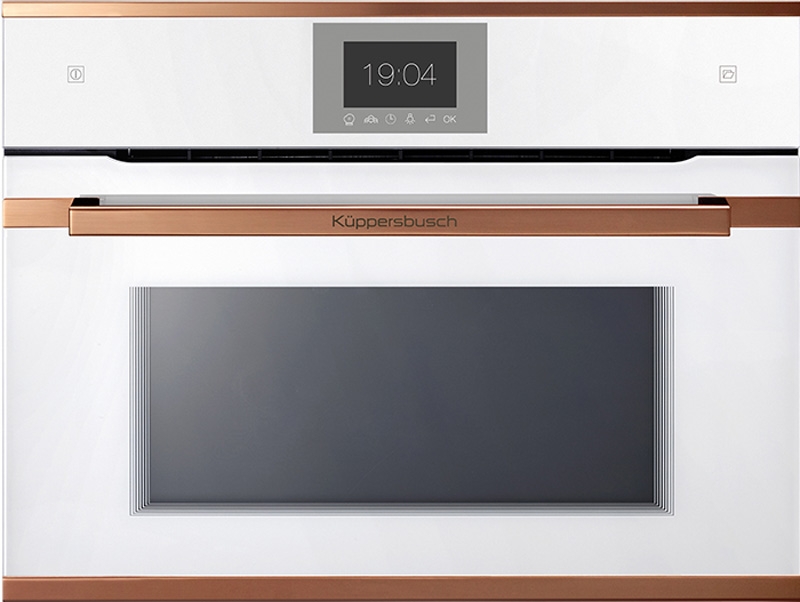 Küppersbusch CBD 6550.0 W7, compact oven white / copper, with 5 year guarantee!