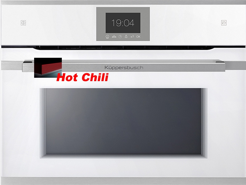 Küppersbusch CBD 6550.0 W8, compact oven white / hot chili, with 5 year guarantee!