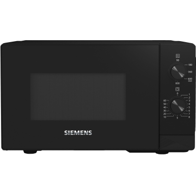 Siemens FF020LMB2, iQ300, freestanding microwave, 44 x 26 cm, black, 5 year guarantee