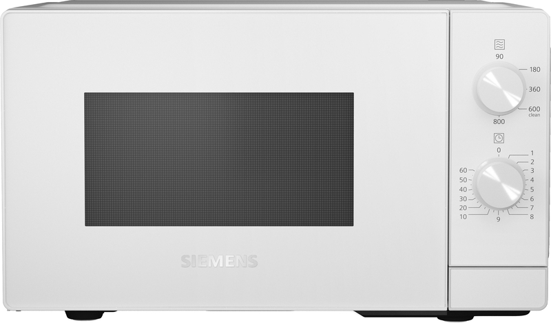 Siemens FF020LMW0, iQ300, freestanding microwave, 44 x 26 cm, white, 5 year guarantee